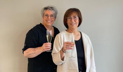 Tochter und Mutter: Nicole Stellung und Margret Jürs.