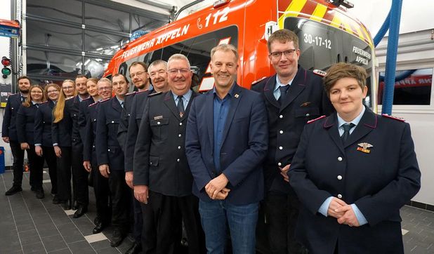 (v.r.) Daniela Burgemeister und René Krause haben ein starkes Ortskommando hinter sich.