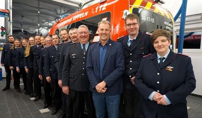(v.r.) Daniela Burgemeister und René Krause haben ein starkes Ortskommando hinter sich.