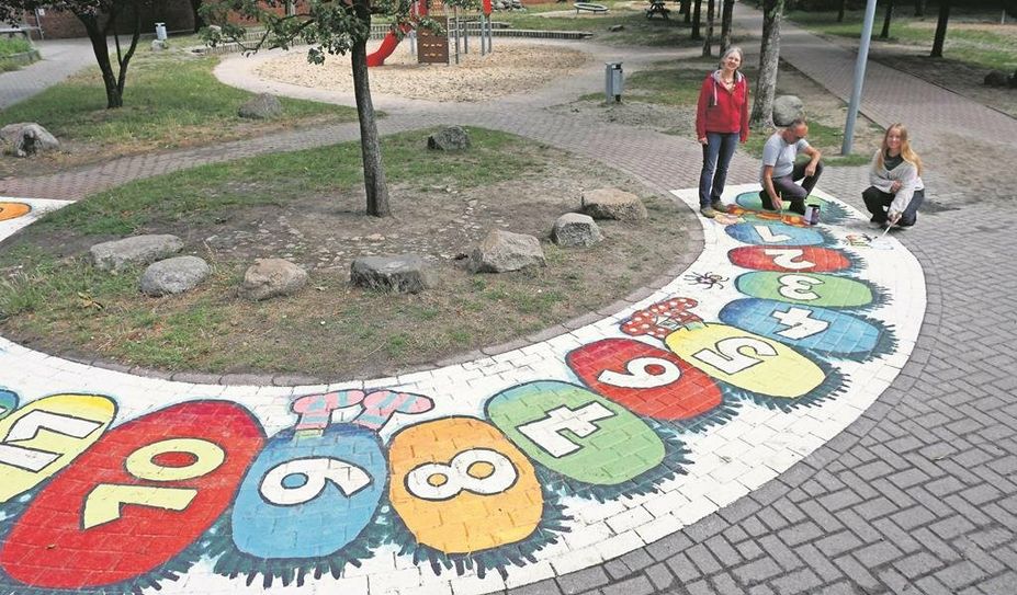 Die Zahlenraupe ist besonders gut für Kinder geeignet.