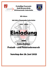Einladung zum Freizeit- und Feuerwehrmarsch