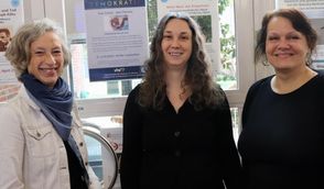 Dr. Martina Michelsen, Dr. Daniela Galashan und Christina Klene hoffen auf angeregte Gespräche.