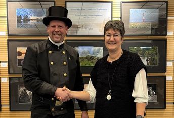 Frank Koß und Britta Lütjen freuen sich auf die weitere Zusammenarbeit.