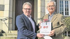 Bürgermeister Jürgen Kuck und Detlef Kornmesser.