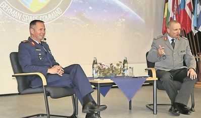 Generalmajor Michael Traut und Brigadegeneral Holger Draber. Foto: akl