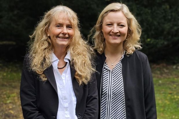 (v. l.) Marina Kerrutt und Jenny Homfeldt wollen Eltern in der schwierigen Zeit der Trennung helfen.