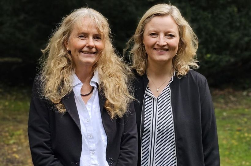 (v. l.) Marina Kerrutt und Jenny Homfeldt wollen Eltern in der schwierigen Zeit der Trennung helfen.