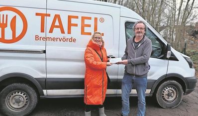 Sandra Fricke unterstütz gerne regionale Projekte, dieses Mal die Tafel.