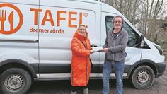 Sandra Fricke unterstütz gerne regionale Projekte, dieses Mal die Tafel.