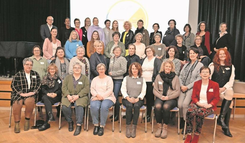 Am Netzwerktreffen nahmen auch Frauen aus der Börde Lamstedt teil.