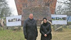 Andreas Mattfeld bei seinem Besuch in der Künstlergemeinde Worpswede.