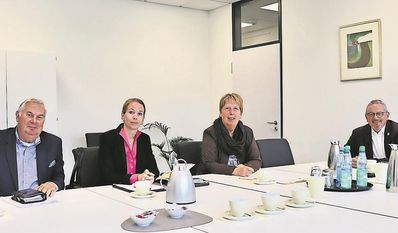 (v. l.) Wilfried Pallasch, Doris Sonström, Heike Schumacher und Bernd Lütjen.