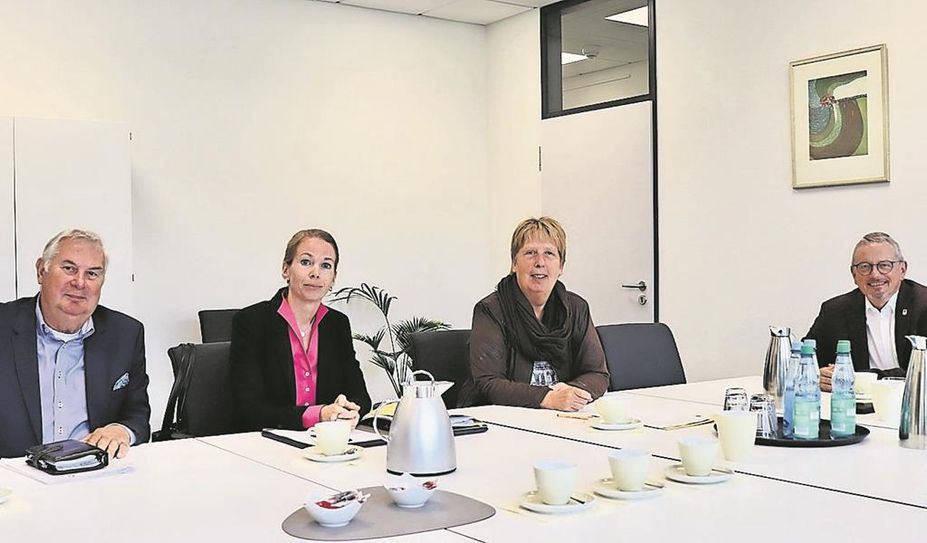 (v. l.) Wilfried Pallasch, Doris Sonström, Heike Schumacher und Bernd Lütjen.