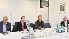 (v. l.) Wilfried Pallasch, Doris Sonström, Heike Schumacher und Bernd Lütjen.