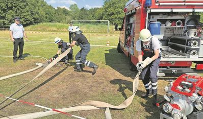 Schnelligkeit, Genauigkeit und Qualität - darauf kommt es bei den Feuerwehrwettkämpfen an.