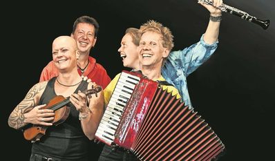 Di Chuzpenics spielen am 12. November Klesmer und jiddische Lieder in der St. Liborius Kirche.