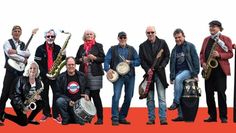 Zu Gast in der Stadthalle Osterholz-Scharmbeck: Die Bremer Rentnerband NeverTooLate. Foto: Stadthalle Osterholz