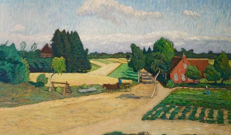 Otter Modersohns „Sommertag am Weyerberg“ von 1907 gehört zur neuen Ausstellung.