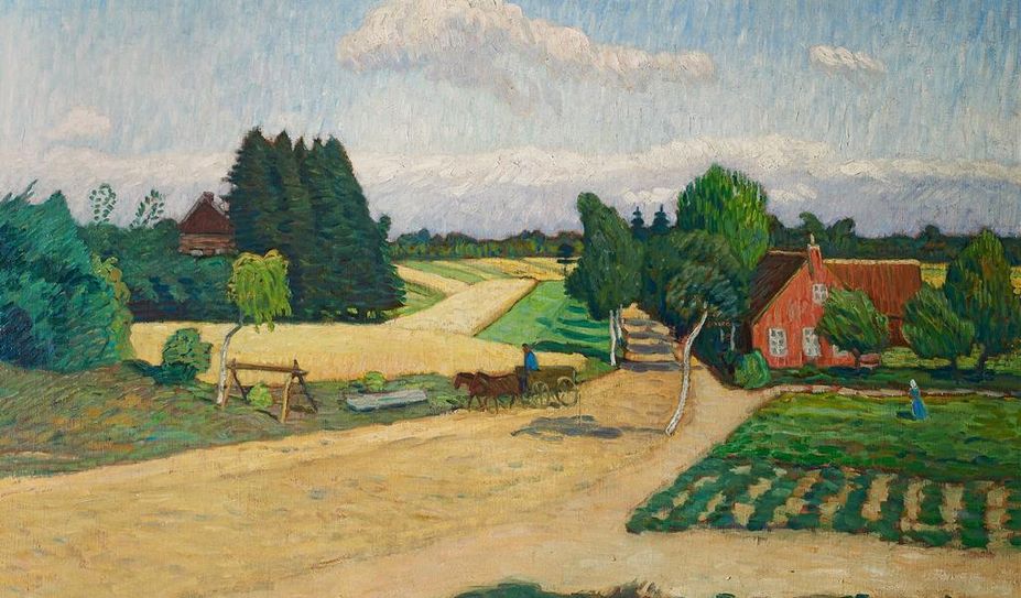 Otter Modersohns „Sommertag am Weyerberg“ von 1907 gehört zur neuen Ausstellung.