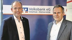 Die Vorstandsmitglieder Jan Mackenberg und Michael Kersting sind mit dem Ergebnis für 2023 zufrieden.