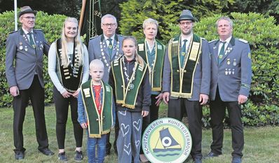 Die neuen Könige des Schützenvereins.