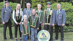 Die neuen Könige des Schützenvereins.