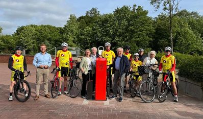 Die Initiatoren des neuen Projekts freuen sich, den Radfahrenden eine Unterstützungsmöglichkeit während der Fahrradtouren anzubieten.
