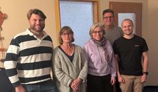 (v. l.) Mario Schmidt, Ute Seibert, Margot Wetjen-Holling, Michael Hinrichs und Nils-Hendrik Wels freuen sich auf die neuen Aufgaben im Vorstand.