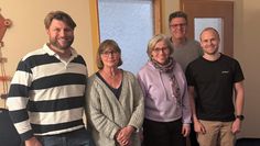 (v. l.) Mario Schmidt, Ute Seibert, Margot Wetjen-Holling, Michael Hinrichs und Nils-Hendrik Wels freuen sich auf die neuen Aufgaben im Vorstand.