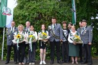 Die noch amtierende Königsfamilie freut sich auf ein fröhliches Schützenfest und ein volles neues Königshaus.