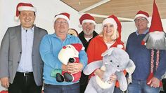 Haben jetzt schon gute Laune: Sükrü Özdemir, Burkhard Oetjen, Michael Timm, Anja Dähncke und Udo Reineke. Foto: akl