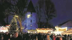 Bei der Verlosung des Weihnachtsmarktes können 3.000 Euro und 1.000  Euro in bar gewonnen werden.