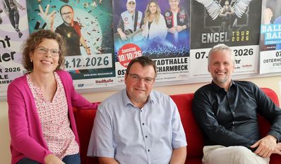 Die Garanten für ein buntes Herbstprogramm: Christine Cassel-Schneider, Matthias Renken und Othmar Gimpel.