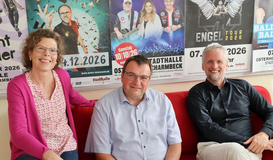 Die Garanten für ein buntes Herbstprogramm: Christine Cassel-Schneider, Matthias Renken und Othmar Gimpel.