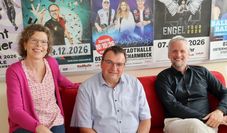 Die Garanten für ein buntes Herbstprogramm: Christine Cassel-Schneider, Matthias Renken und Othmar Gimpel.