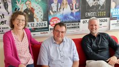 Die Garanten für ein buntes Herbstprogramm: Christine Cassel-Schneider, Matthias Renken und Othmar Gimpel.
