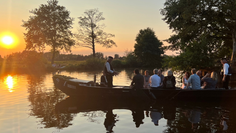 Schon zum 19. Mal brechen die Torfkahnschiffer aus der Region am 5. August im Rahmen der HammeNacht zur großen Fahrt durchs Teufelsmoor auf. Foto: Saskia Hansen