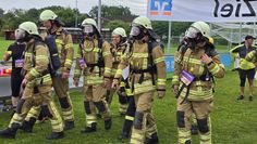 Die Pennigbütteler Freiwillige Feuerwehr startete beim „Mo(o)rgenlauf“ unter Atemschutzgeräten.