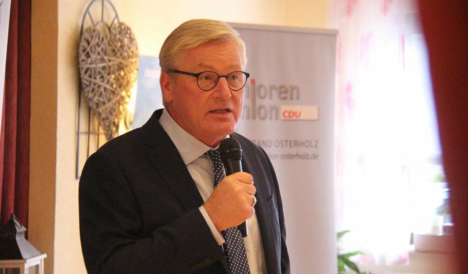 Im Wahlkampfmodus: Dr. Bernd Althusmann in Lilienthal.