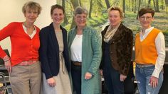 Tauschten sich aus (v. li.): Alke Luers (Vizepräsidentin NLF Weser-Ems), Ministerin Miriam Staudte, Ina Janhsen (Präsidentin NLF Weser-Ems), Referatsleiterin Carola Persiel und Annette Jans-Wenstrup (Präsidiumsmitglied NLF Weser-Ems).