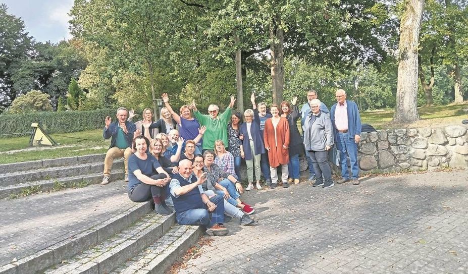 Der Gemischte Chor belCanto aus Kuhstedt freut sich auf den Auftritt in der Oeser Kirche.