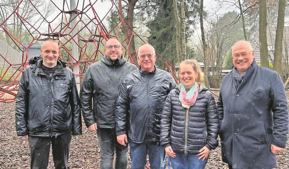Alle Akteure sind begeistert von der zahlreichen Unterstützung, die sie für das Gerüst bekommen haben.