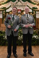 König August Lilienthal (links) und Vizekönig Robin Conrad (rechts)