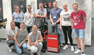 Das ECMO-Team des Zentrums für Intensivmedizin am Diakonieklinikum. Foto: eb