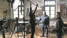 Schon zum Dreh von „Fief Minuten för Alfs“ war Rainer Ludwigs zu Gast in Alfstedt.