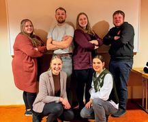 Der neu gewählte Vorstand freut sich auf die kommende Zeit.