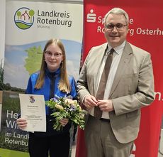 Hanna Busch wurde zur Jugendsportlerin des Jahres gekürt.