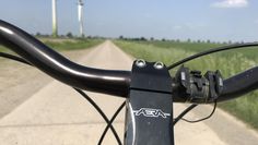 Heiner Wenk unterwegs mit dem Fahrrad nach Hinnebeck.