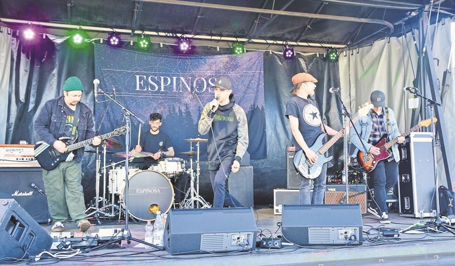 Espinosa beim VördeWorx-Konzert im April in Bremervörde.