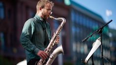 Saxophonist und Komponist Adam Spoerhase.